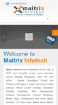 Mobile Screenshot of maitrixinfotech.com